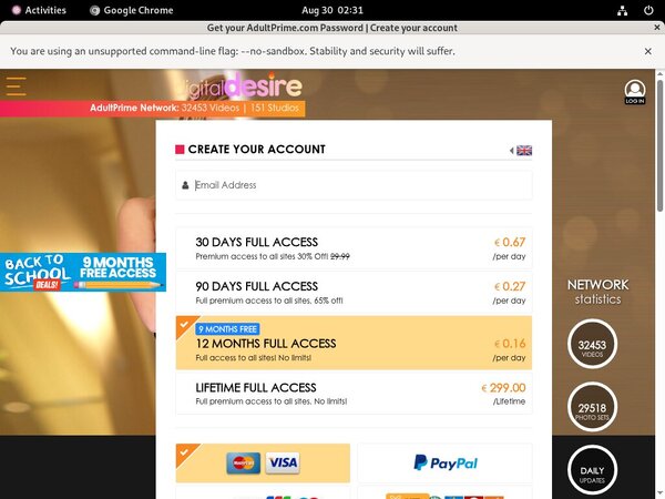 Accounts To Digitaldesire