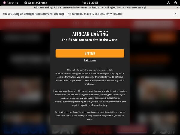Africancasting.com With Maestro Card