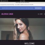 Alexia Cage Account Passwords Alexia Cage Account Passwords