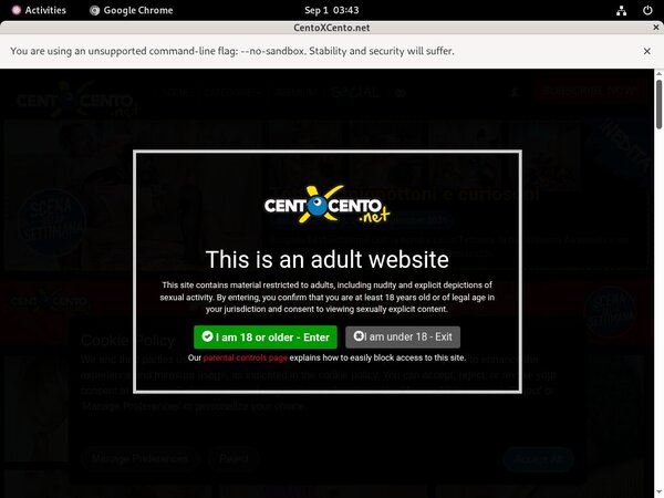 Cento X Cento Web Billing