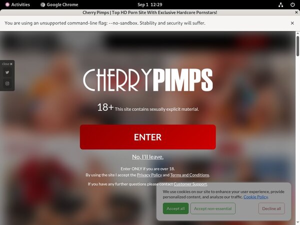 Cherry Pimps Mit Bankkarte