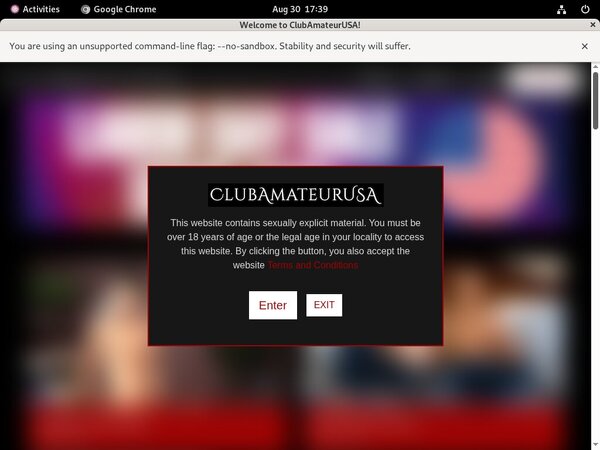 Club Amateur USA With Credit Card Club Amateur USA With Credit Card