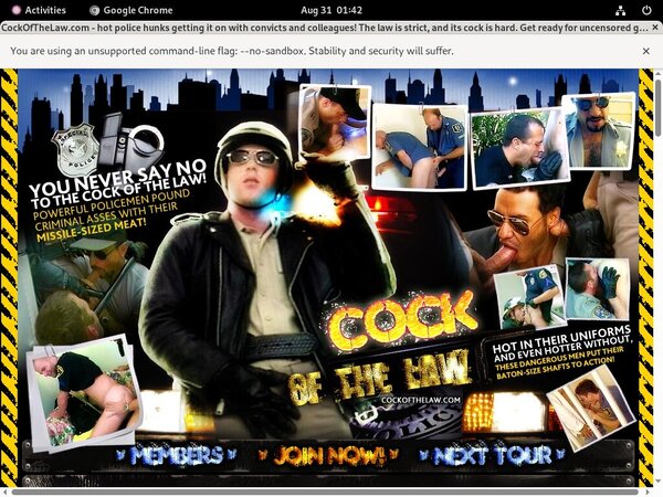 Cock Of The Law Password Site