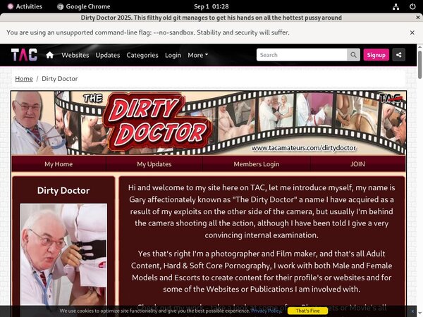 Dirty Doctor Discount Promotion