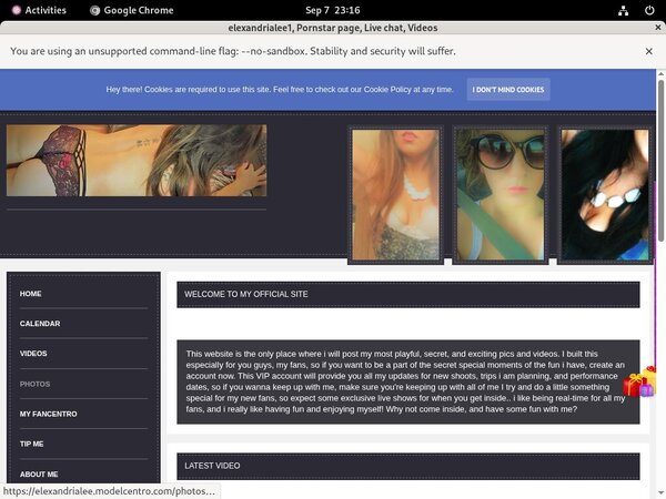 Elexandrialee.modelcentro.com List