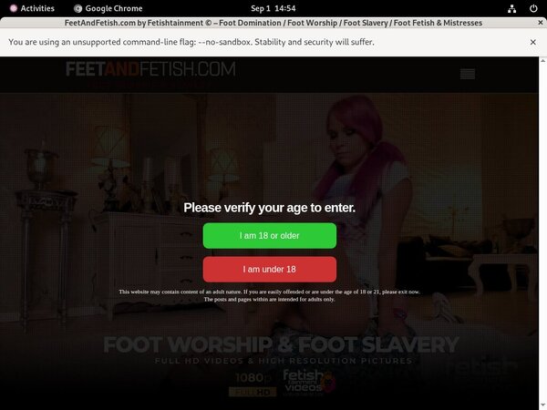 Feetandfetish Account Info