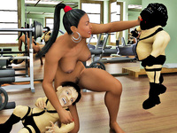 Femdom 3D discipline