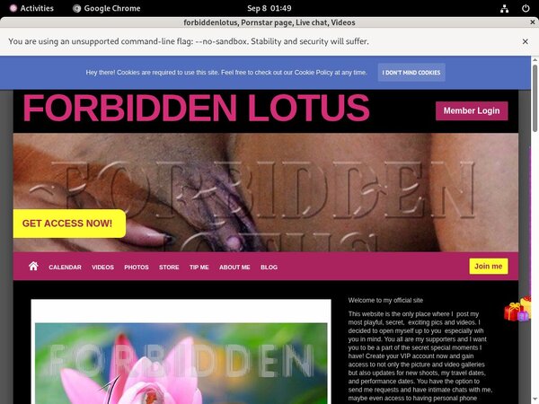 Forbiddenlotus Free Trial Subscription