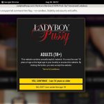 Free Access Ladyboy Pussy