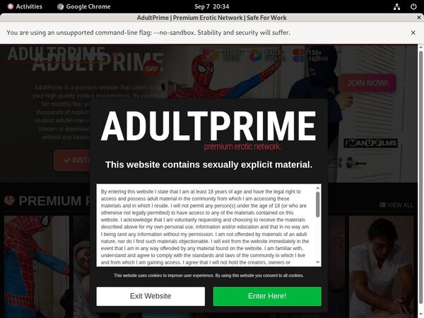 Free Adultprime Acounts