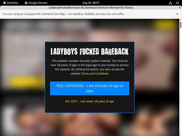 Free Ladyboysfuckedbareback.com Account Discount