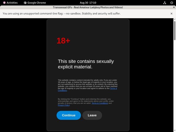 GFs Transsexual Free Logins