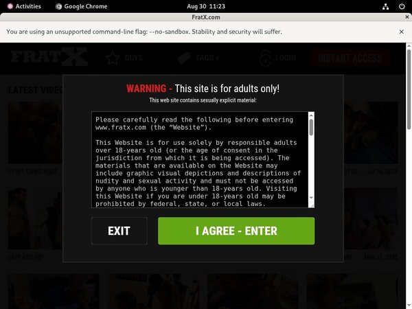 Get Fraternityx.com Password