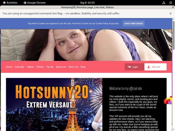 Get Hotsunny20 Free