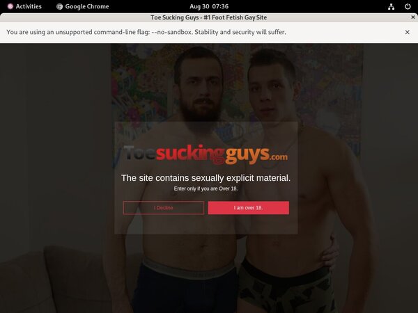 Get Toe Sucking Guys Free Login