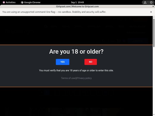 GirlyCast.com Epochstats