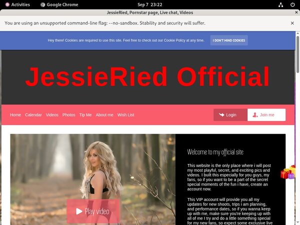 Jessieried.modelcentro.com Paypal?