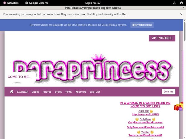 Logins For Paraprincess.com