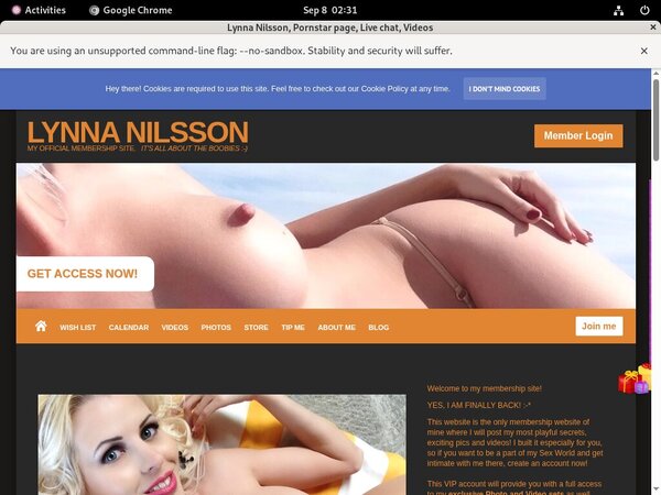 Lynna Nilsson Active Password Lynna Nilsson Active Password