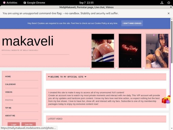 Mellymakaveli.modelcentro.com Discount Price