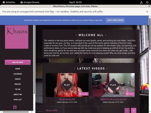 Miss Khaos Password Hack