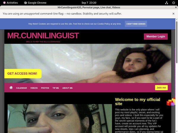 MrCunnilinguist420 Payment Page