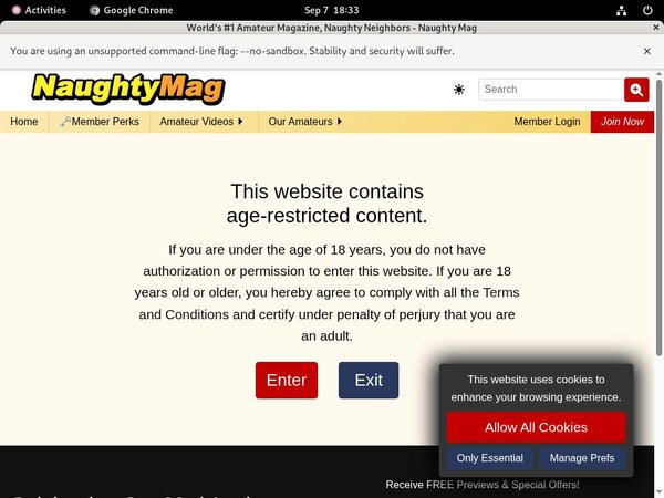 Naughtymag Free Sign Up