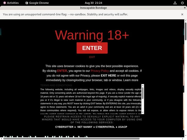 OnInescapable Bondage