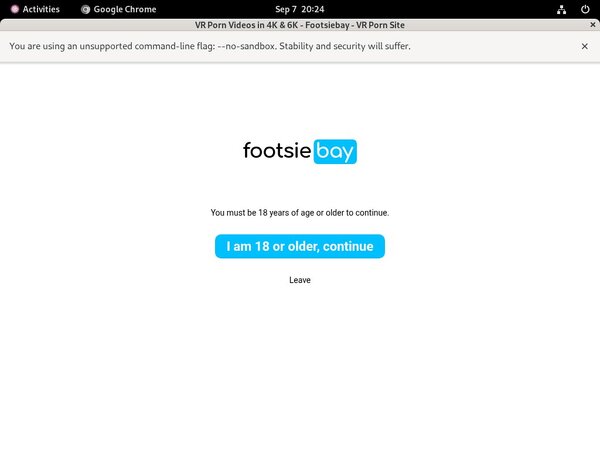 Password Footsiebay.com