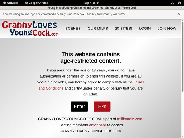 Passwords Grannylovesyoungcock