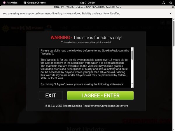 See Him Fuck Free Entry