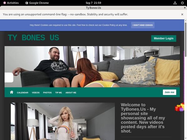 Sign Up Ty Bones