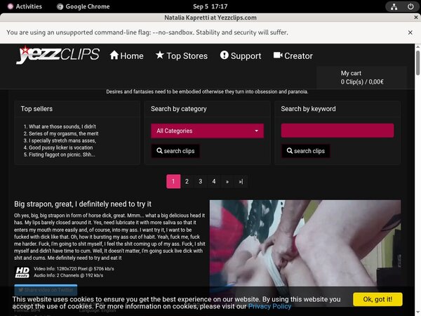Signup Yezzclips.com Paypal