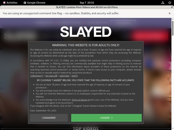 Slayed Create Account