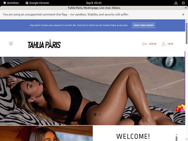 Tahliaparis.com Cuentas