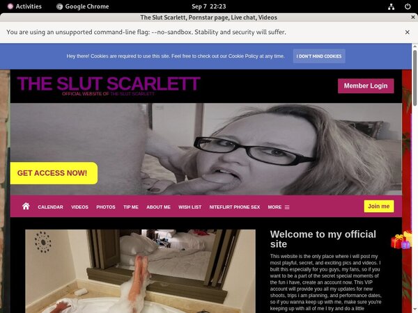 TheSlutScarlett Free Acc