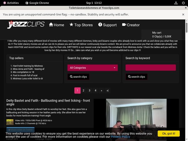 Toiletslaveanddommes Paypal Signup