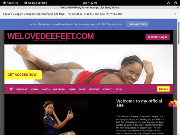 Welovedeefeet Adult