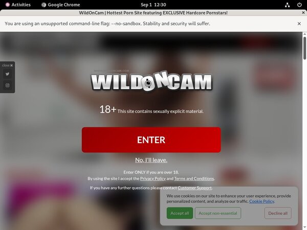 Wildoncam Credit Card