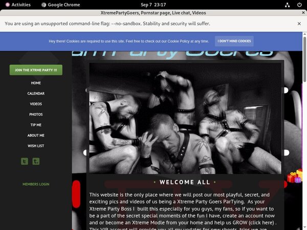 XtremePartyGoers Site Rip New XtremePartyGoers Site Rip New