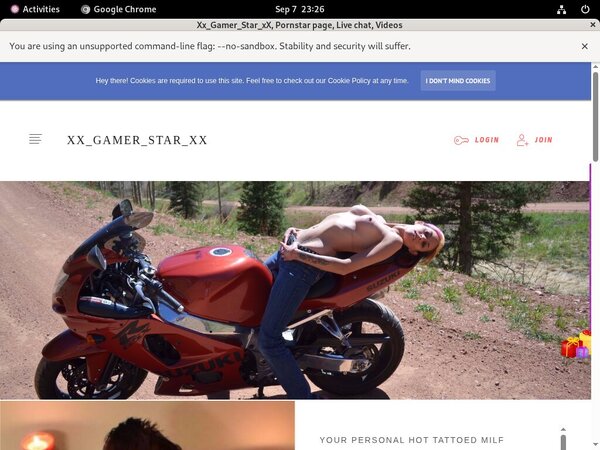 Xx_Gamer_Star_xX Kink