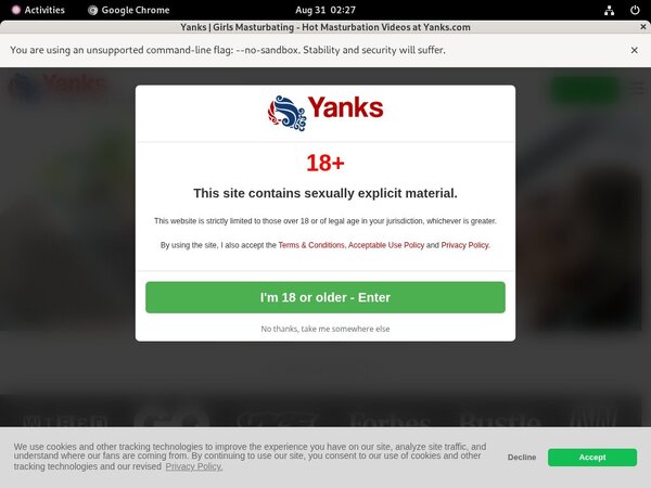 Yanks Mobile Logins 2018