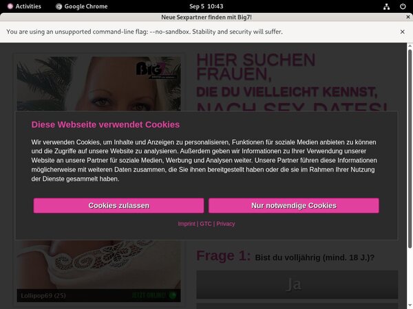 Yoursecretdream.com Registration Form