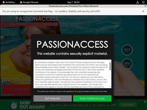 Passionaccess Password Bugmenot