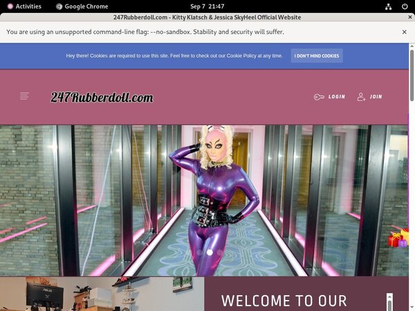 247Rubberdoll Paysite