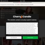Discount Pass Cherry Candle
