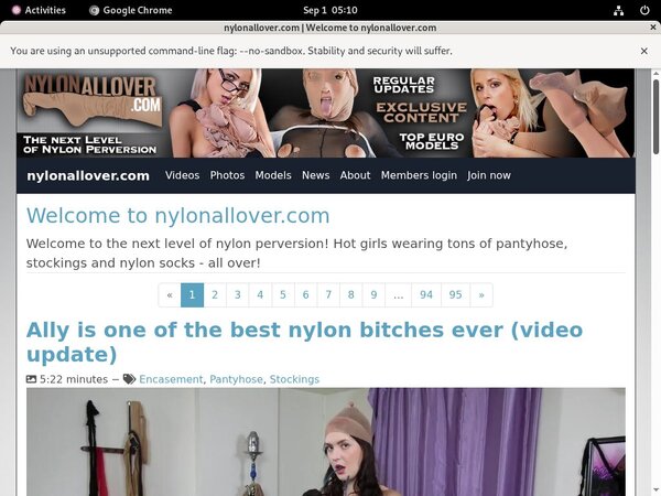 Nylonallover.com Sex Pics