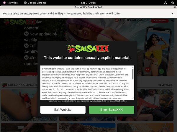 Salsa XXX Pass Free